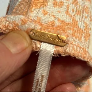 Free People Shorts Elastic Back Loose Oversized Peach Womens Small thumbnail 7