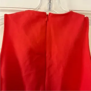 Superdown Skye Mini Dress Red Orange‎ Ruched Sleeveless Plunge Neck S Revolve thumbnail 8