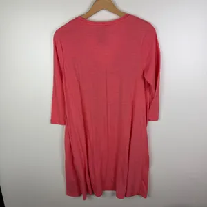 Johnny Was Dorana Floral Embroidered Tunic Top Medium Pink Cottage Boho Chic‎ thumbnail 4