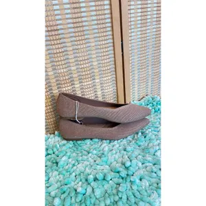 Old Navy Pointy Toe knit Cocoa Fawn cushioned ballerina flats shoes sz 6 thumbnail 2