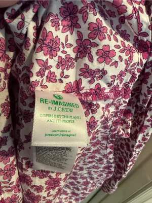 J. Crew Magenta Floral Long Sleeve Top thumbnail 10