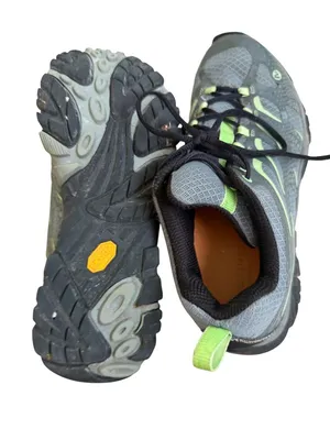 MERRELL Women’s Gray Green Sneakers Size 11 thumbnail 4