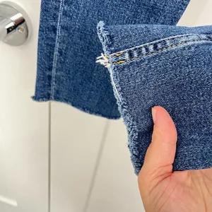 RE/DONE Size 25 Blue Stretch High Rise Ankle Crop Jeans thumbnail 4