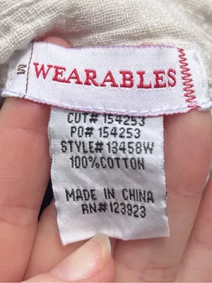 Wearables XCVI Cream Beige 100% Cotton Gauze Roll Tab Sleeve Button Down Shirt M thumbnail 2