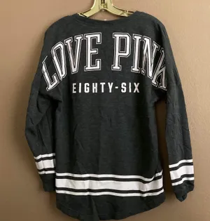 Victoria’s Secret Pink Size Crew Shirt L thumbnail 2