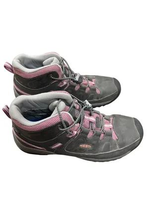 Keen Dry waterproof wms gray pink trail hiking ankle boots sz 6 SKU 10,010 thumbnail 3