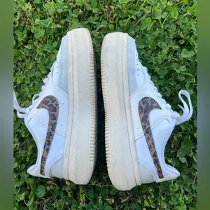 Nike Women's Court Vision Alta 'White/Leopard' Print Platform Sneakers Size 7.5 thumbnail 8