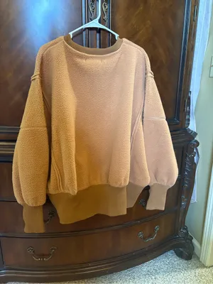 NWOT Free People Cozy Camden Sweatshirt thumbnail 4