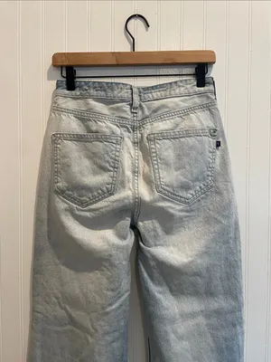 ANTHROPOLOGIE | PILCRO The Joey High-Rise Relaxed Jeans Light Wash Denim Size 25 thumbnail 11