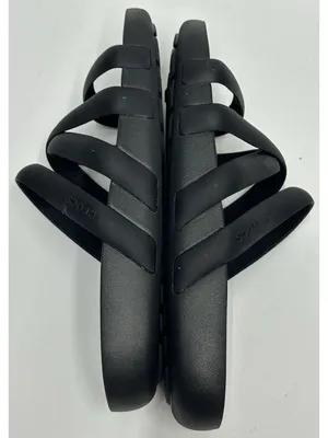 Crocs Splash Strappy Sandals Women’s Size 6 Black Slip On Slides Comfort thumbnail 7