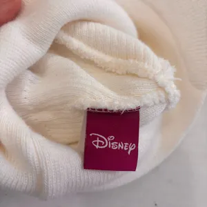 Disney Mickey Mouse White Knit Y2K Beanie Mcbling Newsboy Cap Womens One Size thumbnail 4