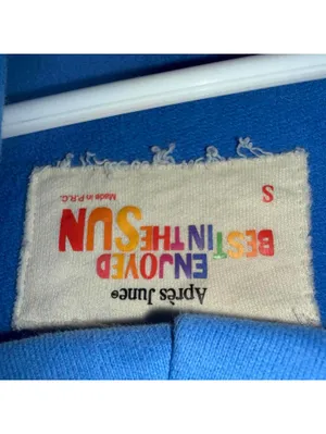 Après June star patch hoodie Blue thumbnail 3