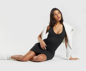 Gymshark Whitney dress black please read thumbnail 3