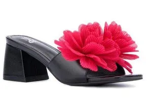 NEW NEW YORK & COMPANY Floral-Detail Mule Heel thumbnail 1