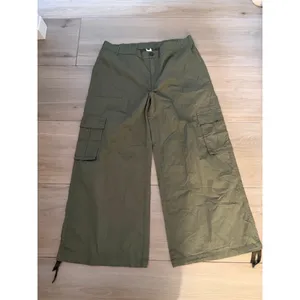 NEW Wide Leg Cargo Cotton Blend Baggy Streetwear Trousers Pants 18 40/30 thumbnail 5