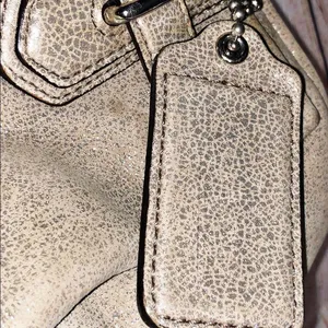 COACH Chelsea Metallic Sparkle Hobo Purse thumbnail 4