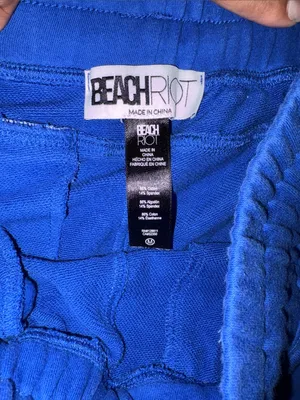 Beach Riot Cove High Rise Joggers & Blue Top Set thumbnail 4