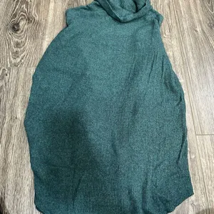 American Eagle Teal Ribbed Turtleneck Sweater thumbnail 3