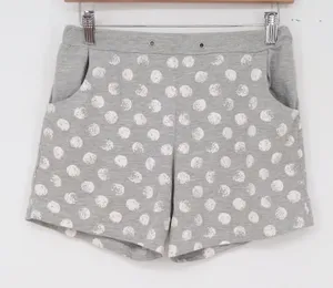 Unbranded Shorts Womens S Polka Dot Grey Lounge Casual Excellent thumbnail 1