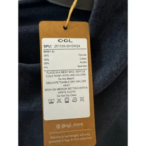 OGL Move Black Cowl Neck Long Sleeve Top Size L Draped Soft Basic Casual Shirt thumbnail 3