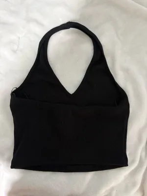 Signature 8 Black Halter Top thumbnail 2