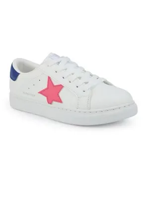 Vintage Havana Heather Size 11 White Low Top Lace-Up Sneakers Extra Laces. New thumbnail 2