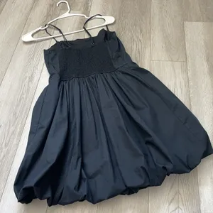 Abercrombie & Fitch Dress sleeveless bubble hem mini womens Black medium modern thumbnail 5
