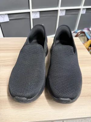 Skechers Go Walk Flex Black Slip-On Mesh Comfort Sneakers thumbnail 2