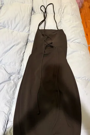 Blue Blush Black Mini Dress thumbnail 2
