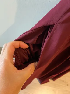 Birdy Grey burgundy Convertible Grace Dress with pockets, size L thumbnail 9
