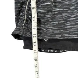 Athleta Contender 2 in 1‎ Skort Womens S Black Space Dye Running Trail Athletic thumbnail 9