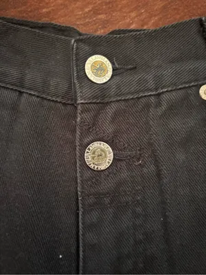 Vintage‎ Lawman black denim jeans size 25 thumbnail 5