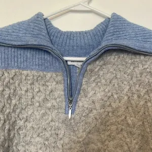 Westbound color block quarter zip wool sweater thumbnail 5
