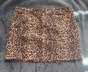 JBD Jeans boutique cheetah print mini skirt thumbnail 1