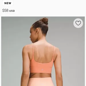 Lululemon Athletica Peach Sports Bra thumbnail 5