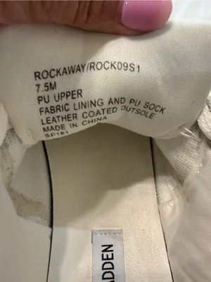 Steve Madden White Faux Leather Platform Sneakers thumbnail 4