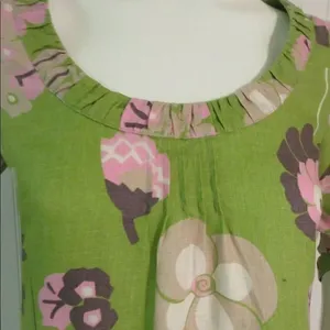 Boden floral tunic too green sizzle XS /4 thumbnail 3