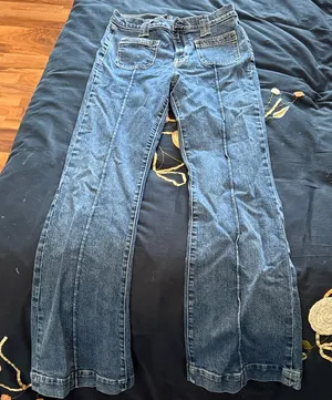 GAP Women's Medium Blue Denim Flare Jeans thumbnail 1