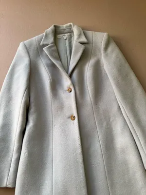 Vintage Anna Molinari Single Breasted Cashmere Wool Coat thumbnail 4
