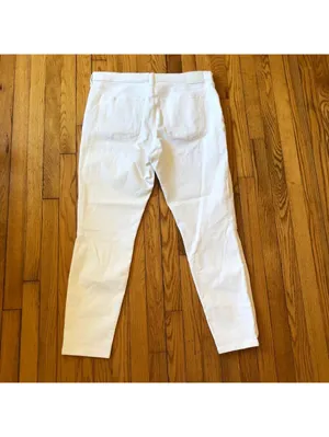 Everlane NWOT Women's White The High Rise Skinny Jean Size 33R thumbnail 7