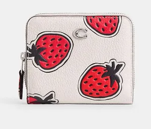 Coach Billfold Wallet With Strawberry Print thumbnail 1