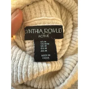 Cynthia Rowley Active White Turtleneck Lightweight Sweater SIZE M‎ thumbnail 8