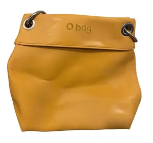 Yellow O Bag with Silver tone Hardware thumbnail 1