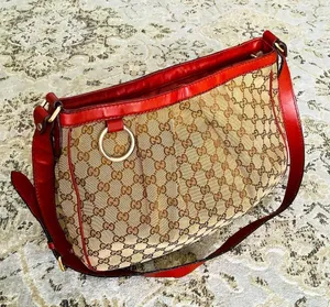 Authentic GUCCI canvas shoulder bag 🔥🔥 thumbnail 1