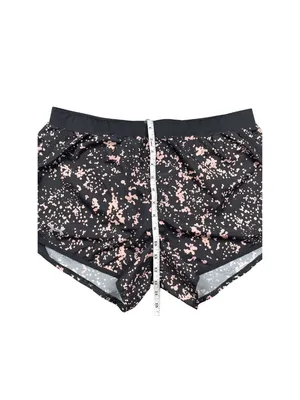 Under Armour HeatGear Dark Gray Pink Running Shorts LG thumbnail 6