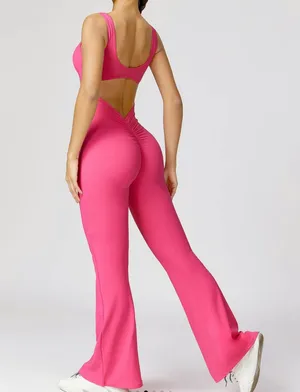 Long jumpsuit Pink thumbnail 2