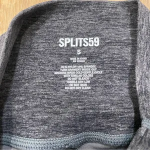 🌟Splits59🌟High Waisted Leggings Dark Heather Grey Sz S thumbnail 3