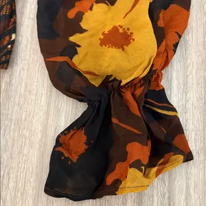 Conditions Apply Puff Long Sleeve V-Neck Blouse Women’s Size Small Anthropologie thumbnail 4