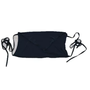 I AM GIA Y2K Rave Halter Crop Top Tie Back XXS Black Festival Club Edgy Bratz thumbnail 10