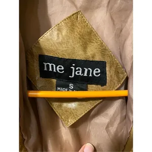ME JANE Womens Shiny Nylon Jacket Full Zipper Detail Size Small thumbnail 5